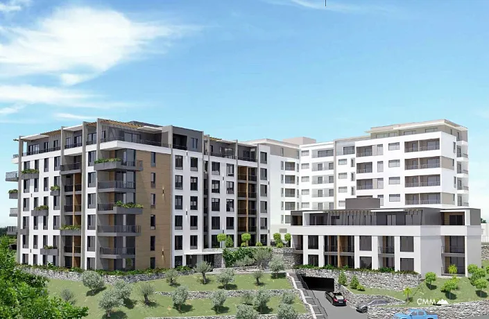 Becici, Karadağ’da Deniz Manzaralı Yeni Özel Konut Projesi